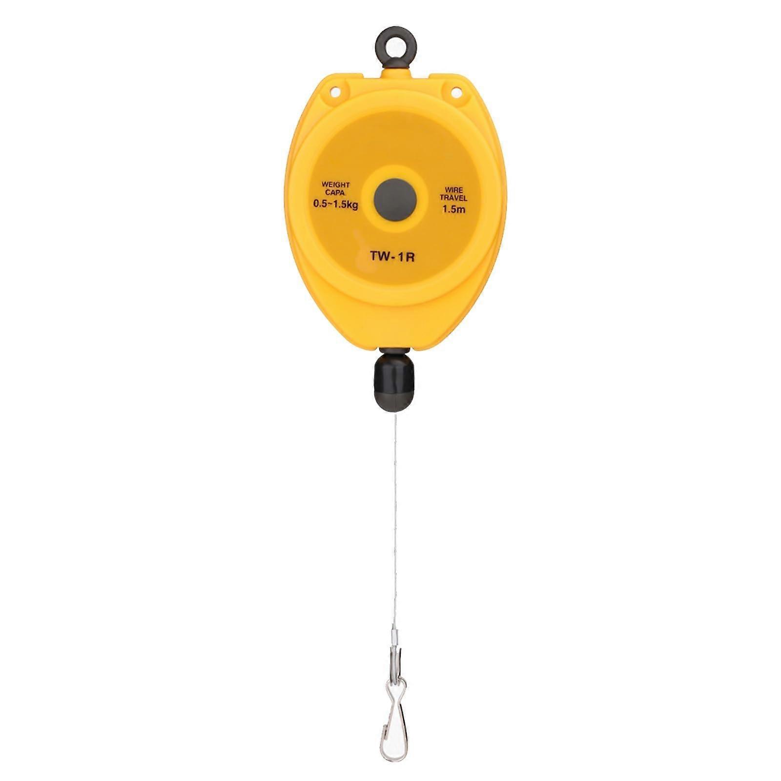 Spring-Loaded Tool Hanger, Retractable 150 cm Cable, Alloy Safety Buckle, For Hanging Tools and Stabilizing Equipment