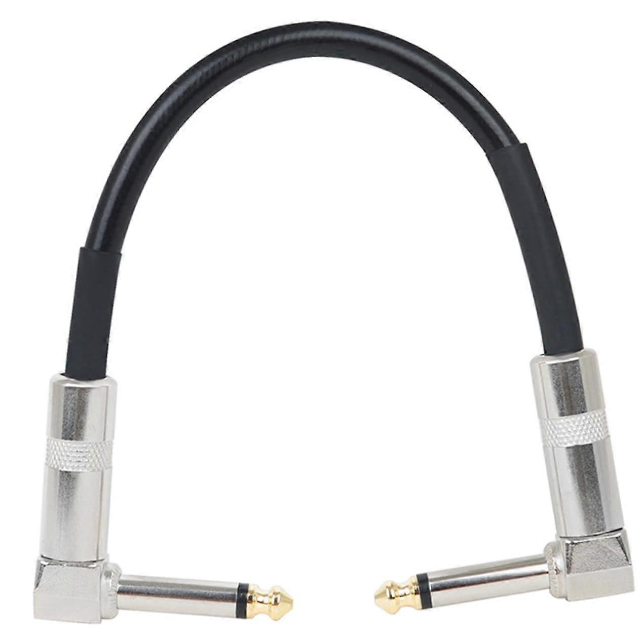 Professional guitar effect cable with metal plug for musical instruments and effects, durable and practical