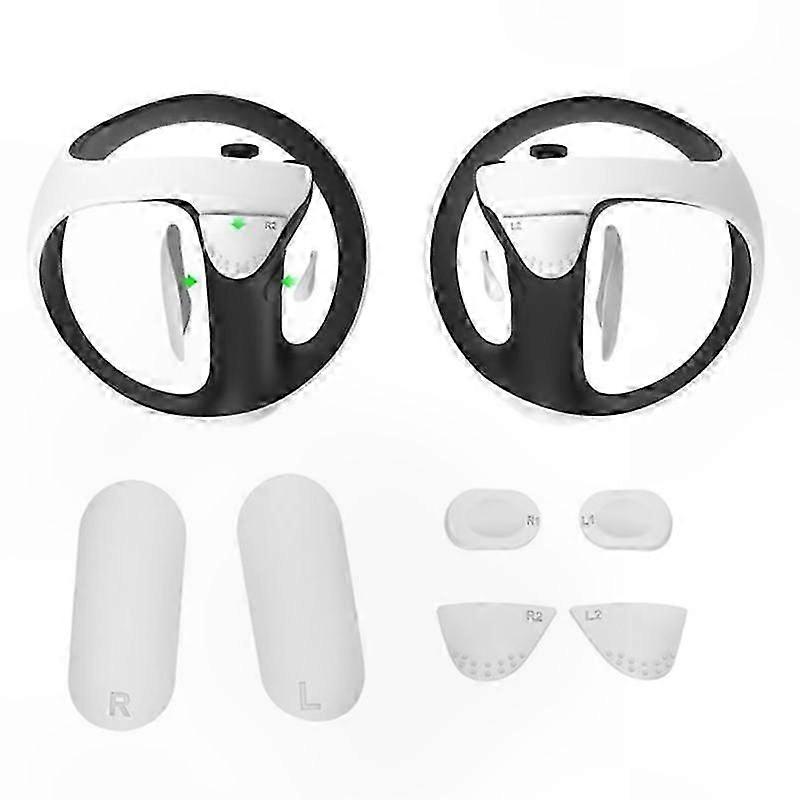 Silicone Button Pads for VR Controller, Anti-Slip Protective Cover for PS VR2 Handle