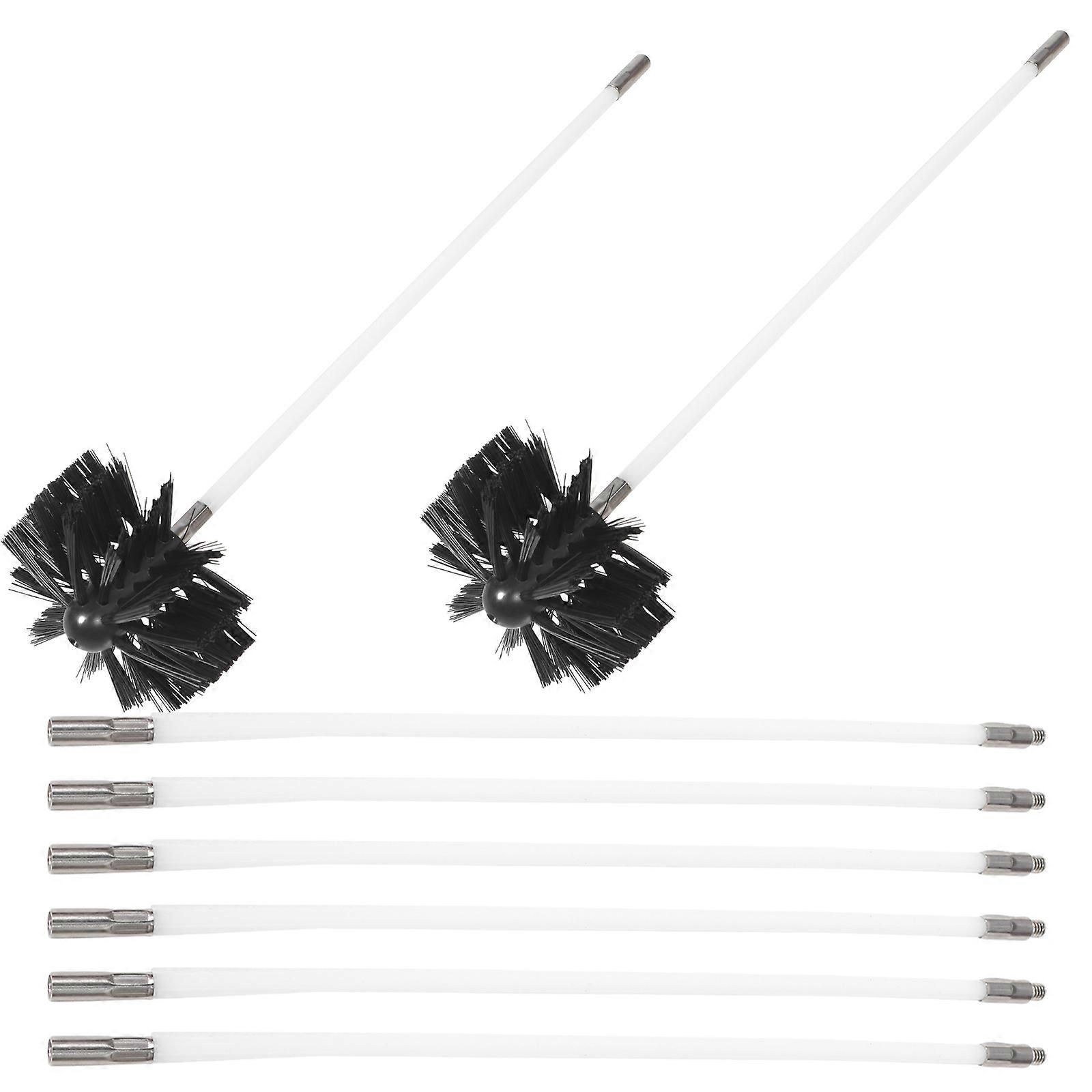 Chimney Cleaning Kit Nylon Cleaning Tools Ventilation System Indoor Assorted Color for 1 Set