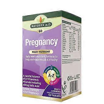 Natures Aid Pregnancy Multi-Vits & Mins 60 Tablets - 4 Pack
