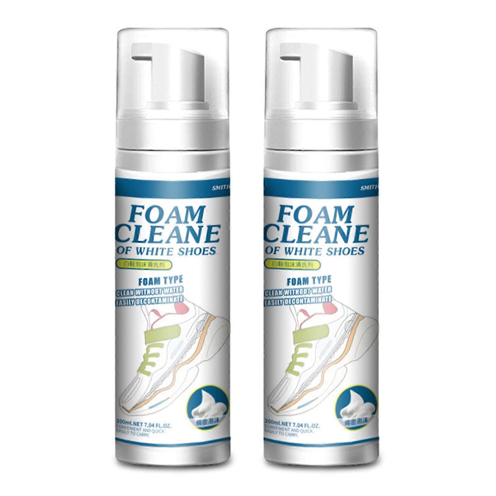 White Shoe Foam Cleaner Anti-Yellowing Shoe Stain Remover Shoe White Shoe Cleaner 200ml