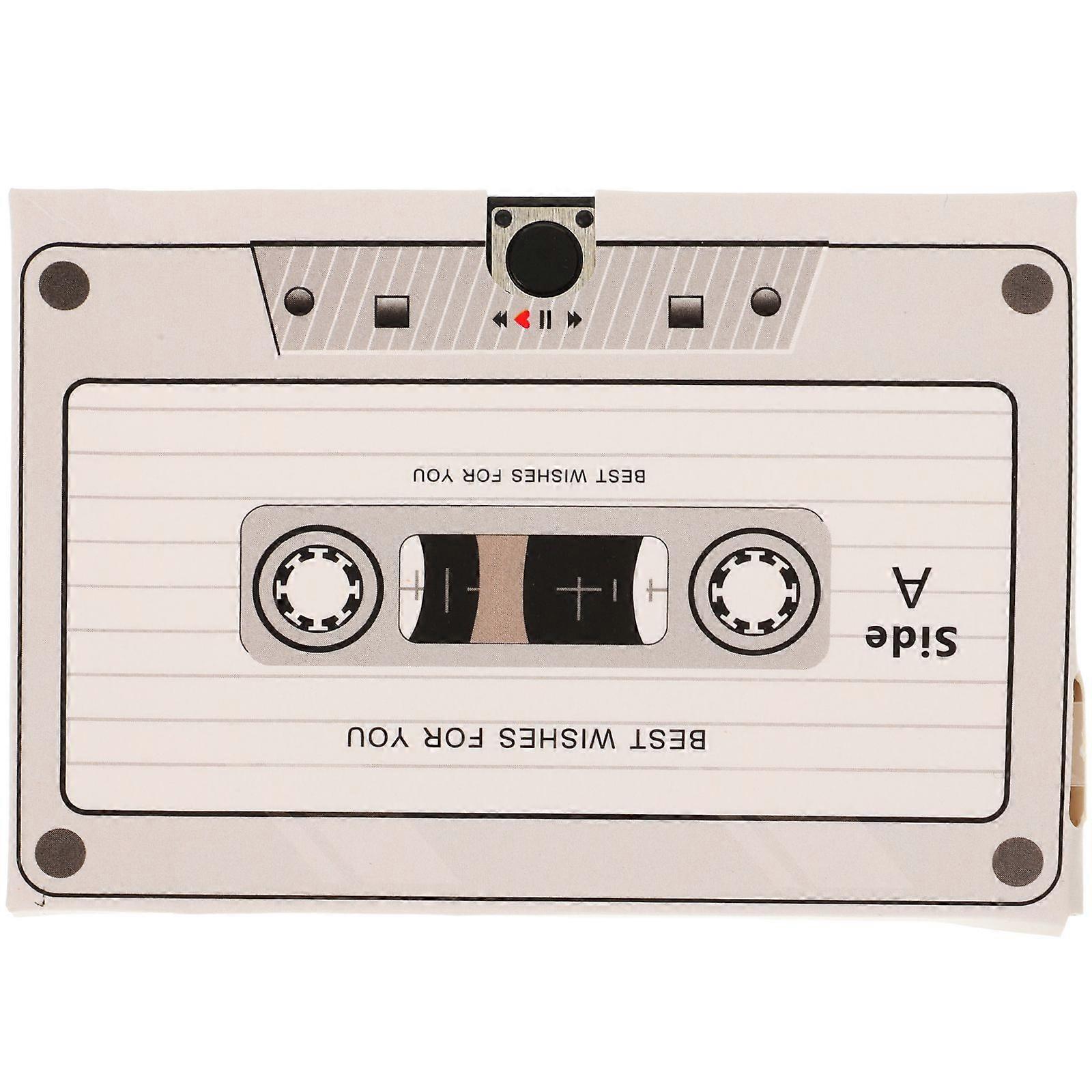 بطاقة المعايدة مسجل صوت بطاقة معايدة قابلة للتسجيل شريط كاسيت بطاقة شكر