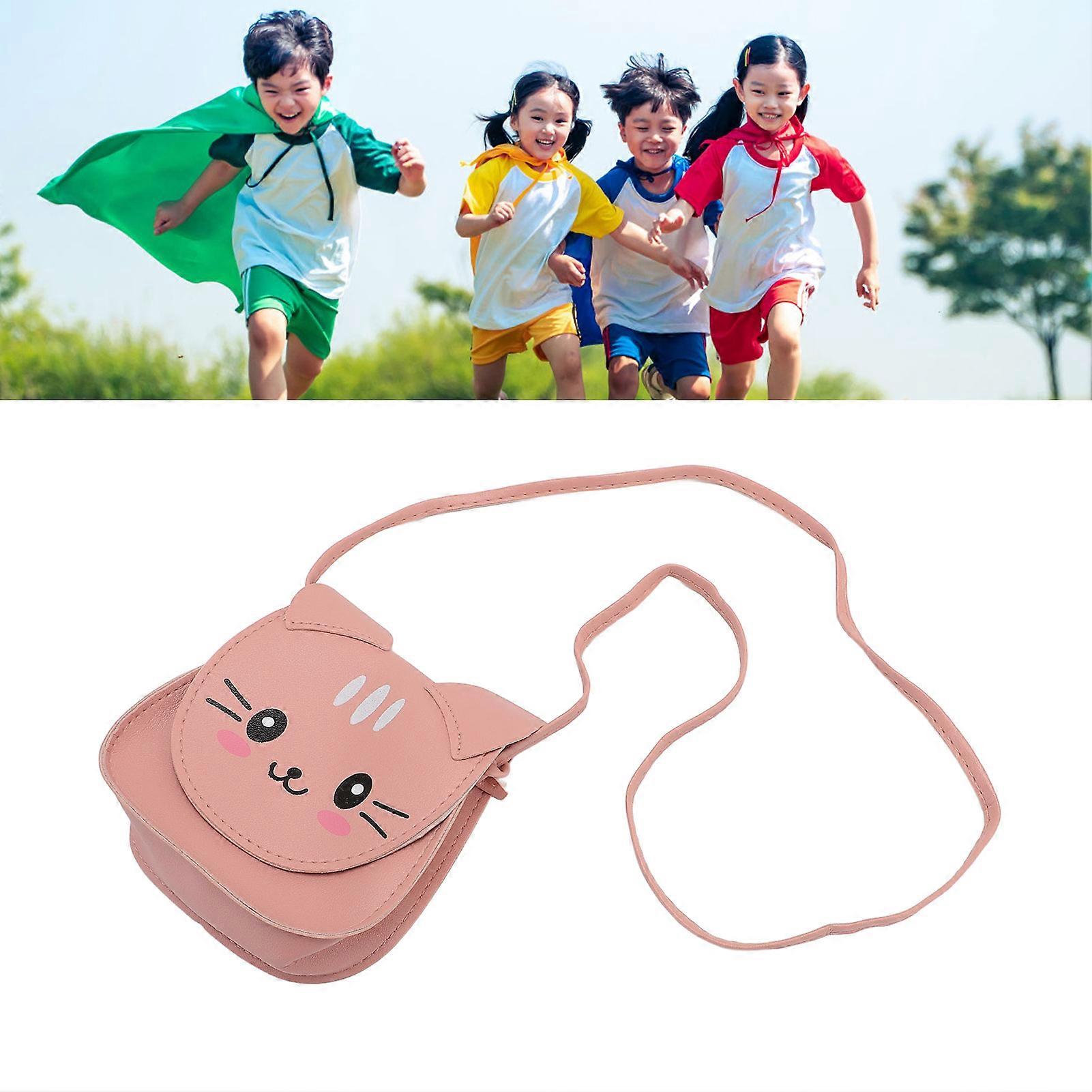 Cat Messenger Bag with Sunglasses Soft Leather Sling Purse Set