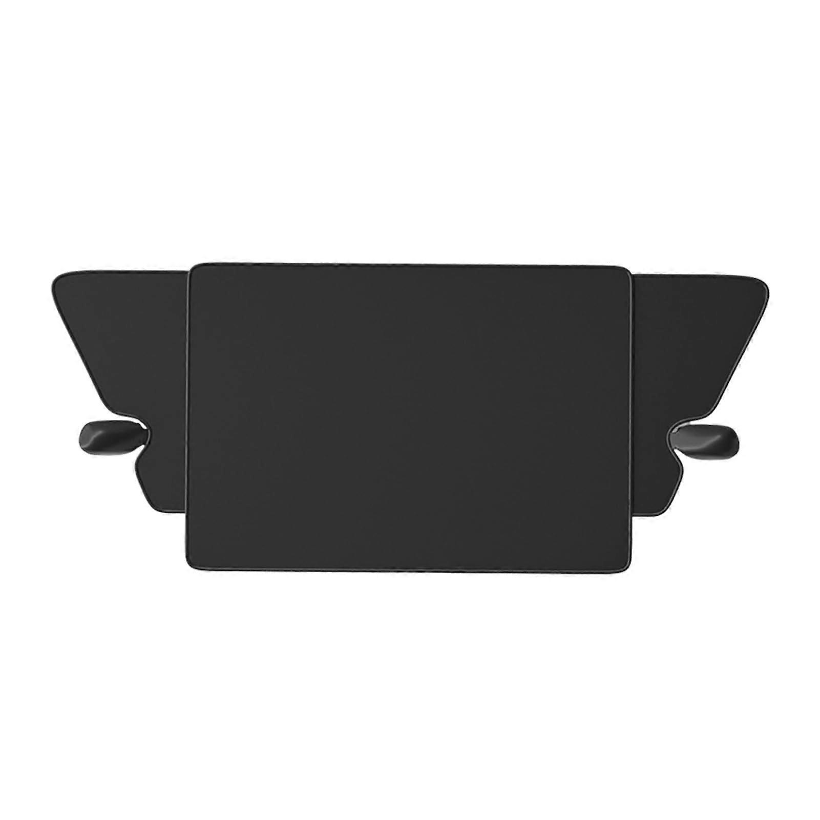 Windshield Snow Cover Thickened Foldable With Side Mirror Covers, Universal Car Protector For Snow, Ice, Frost