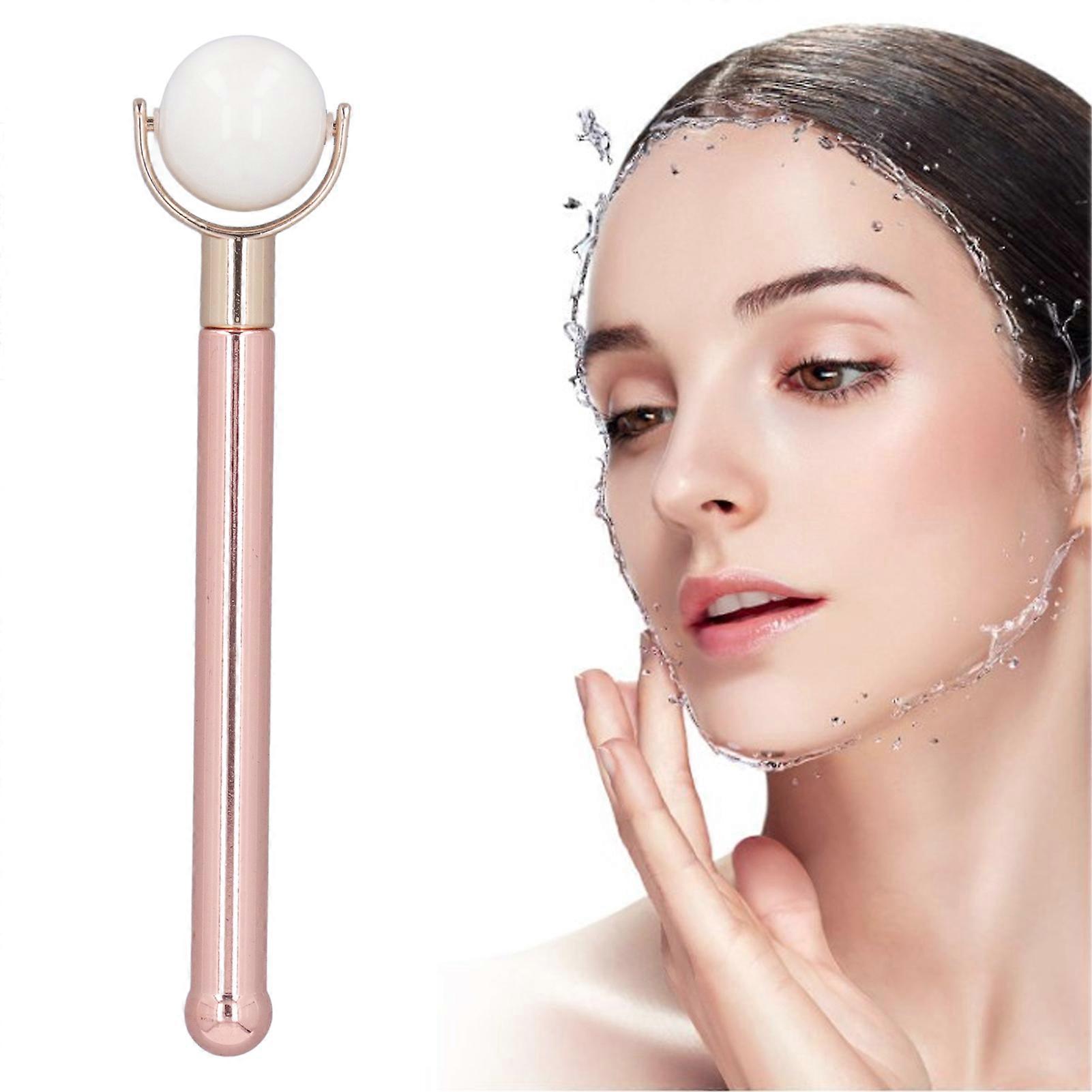 Jade Face Roller Massager for Chin Cheeks Forehead Lips Skin Care