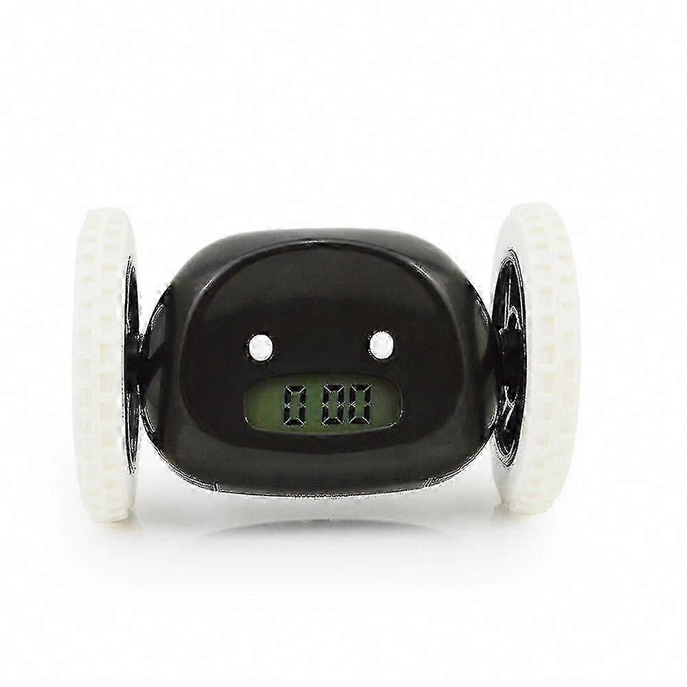 Extra Loud Alarm Clock on Wheels for Heavy Sleepers - Funny Rolling Run-Away Moving Jumping Clock