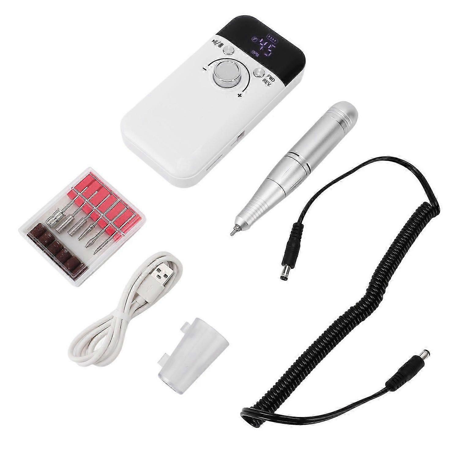 2025 Latest Model Portable Nail Drill Rechargeable Professional Effective Mult...