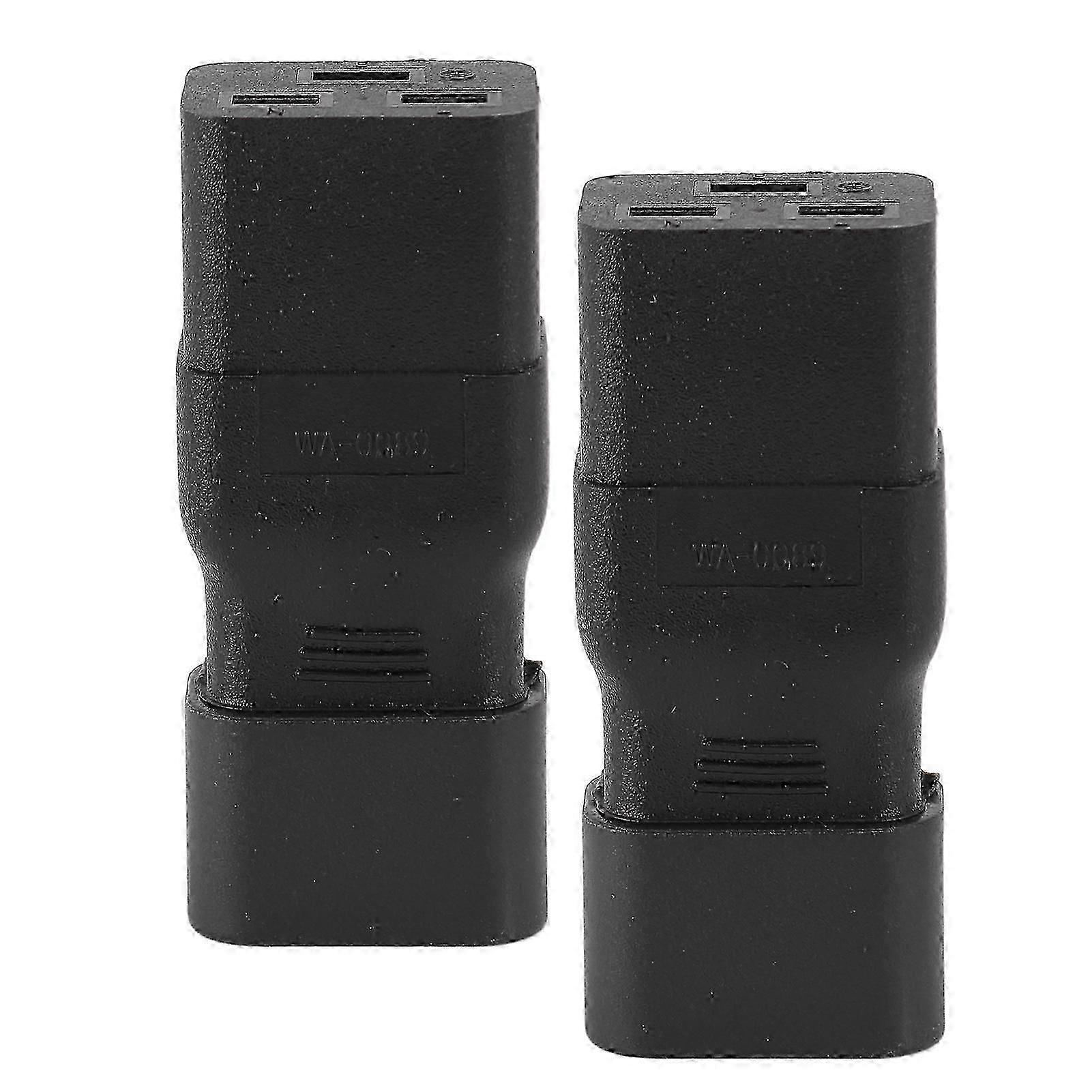 IEC320 C14 naar IEC320 C19 stroomadapter server PDU conversieplug UPS stroomadapter