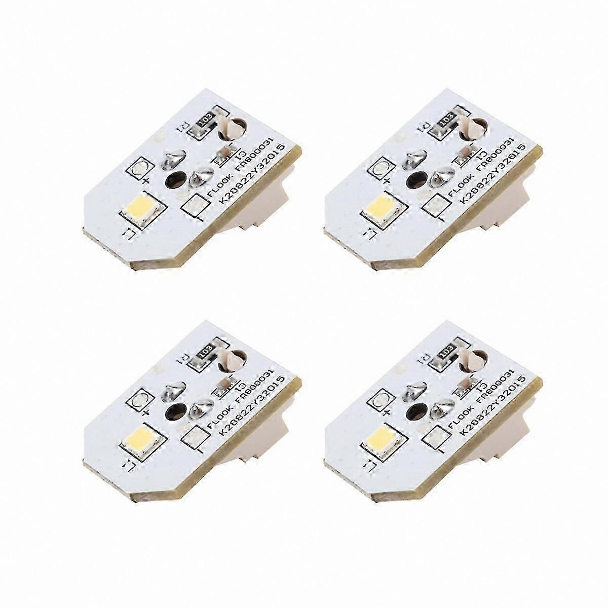 4-Pack LED Light Bulbs for Refrigerators, Compatible with Multiple Models