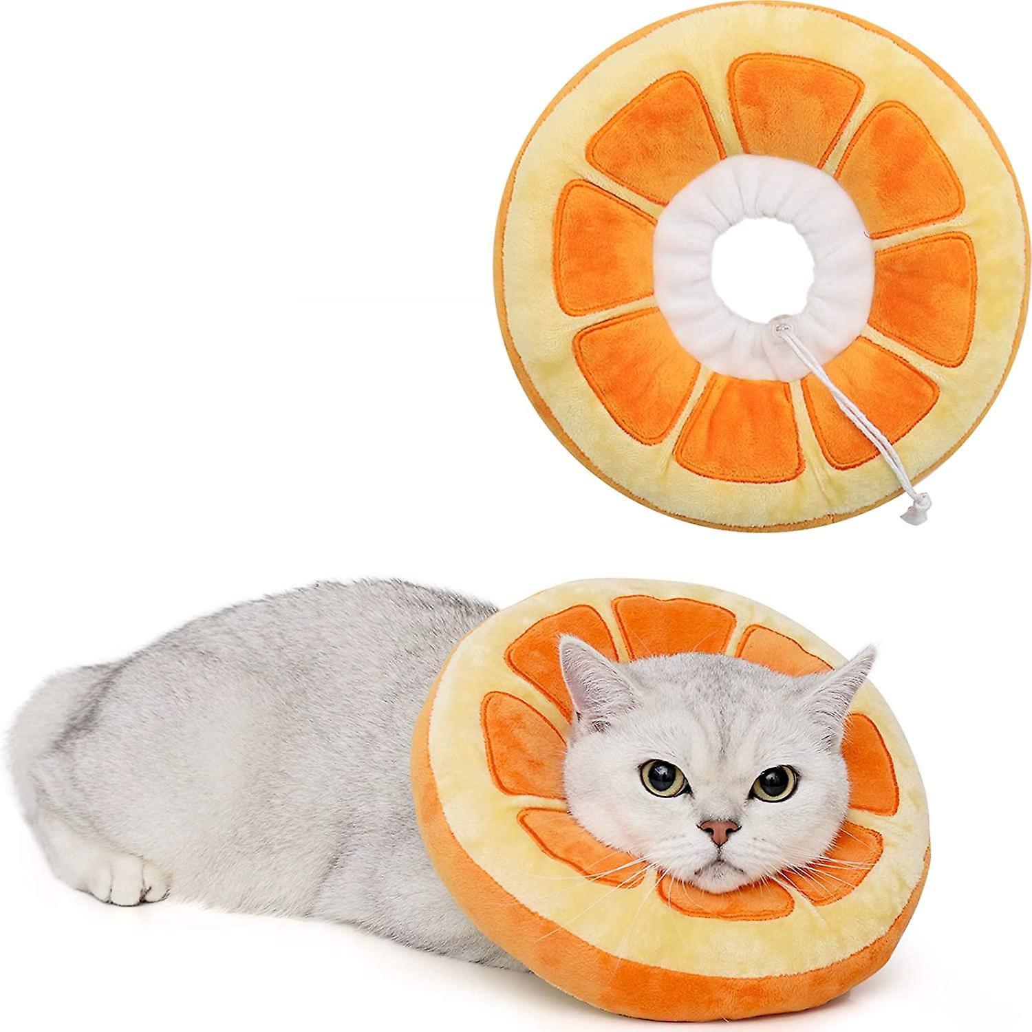 Adjustable Cat Cone Collar Soft, Cute Cat Recovery Collar, Cat Cones After Surgery for Kittens