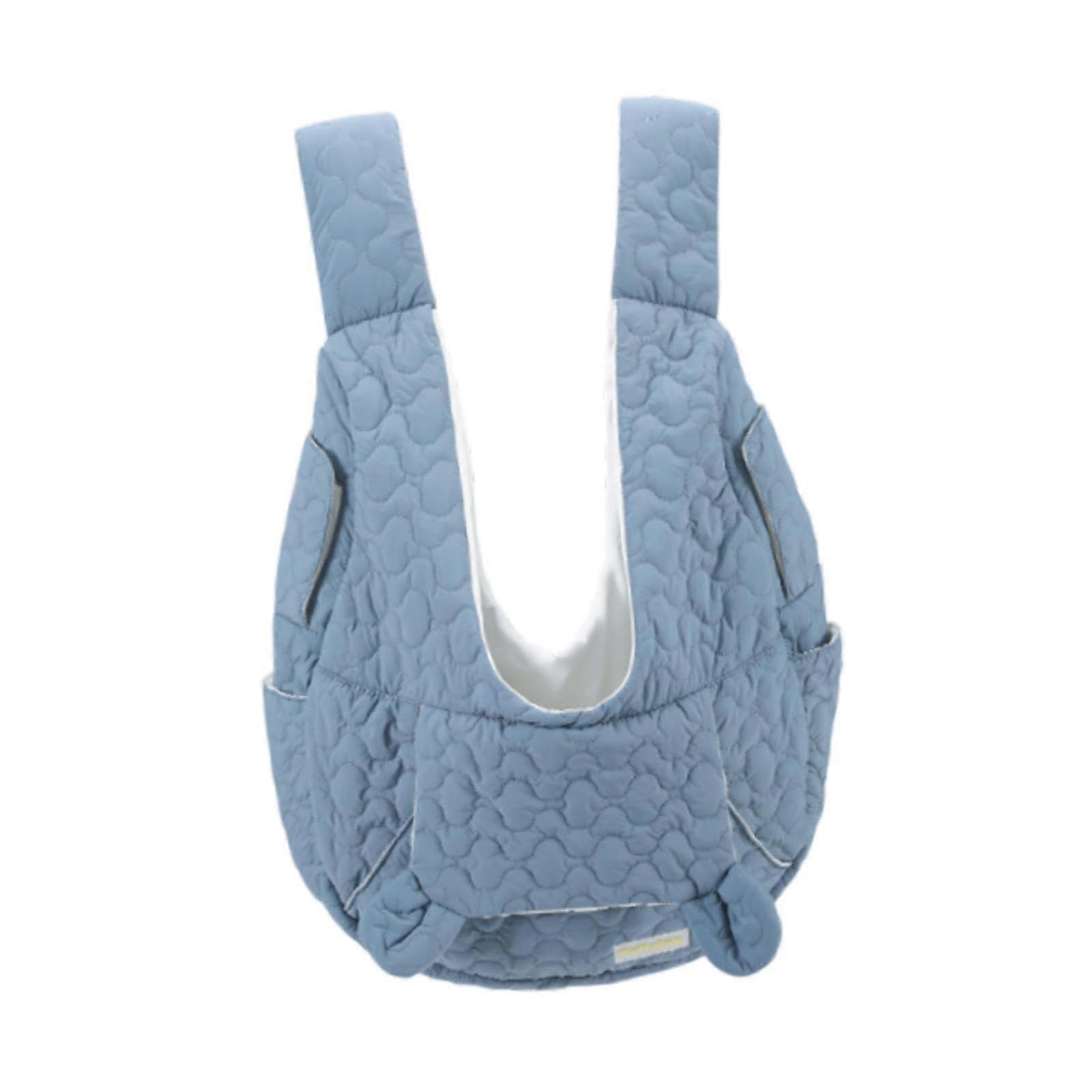 Pet Chest Bag Cat Carrier Backpack Breathable Multipurpose Travel Bag For Cats Blue