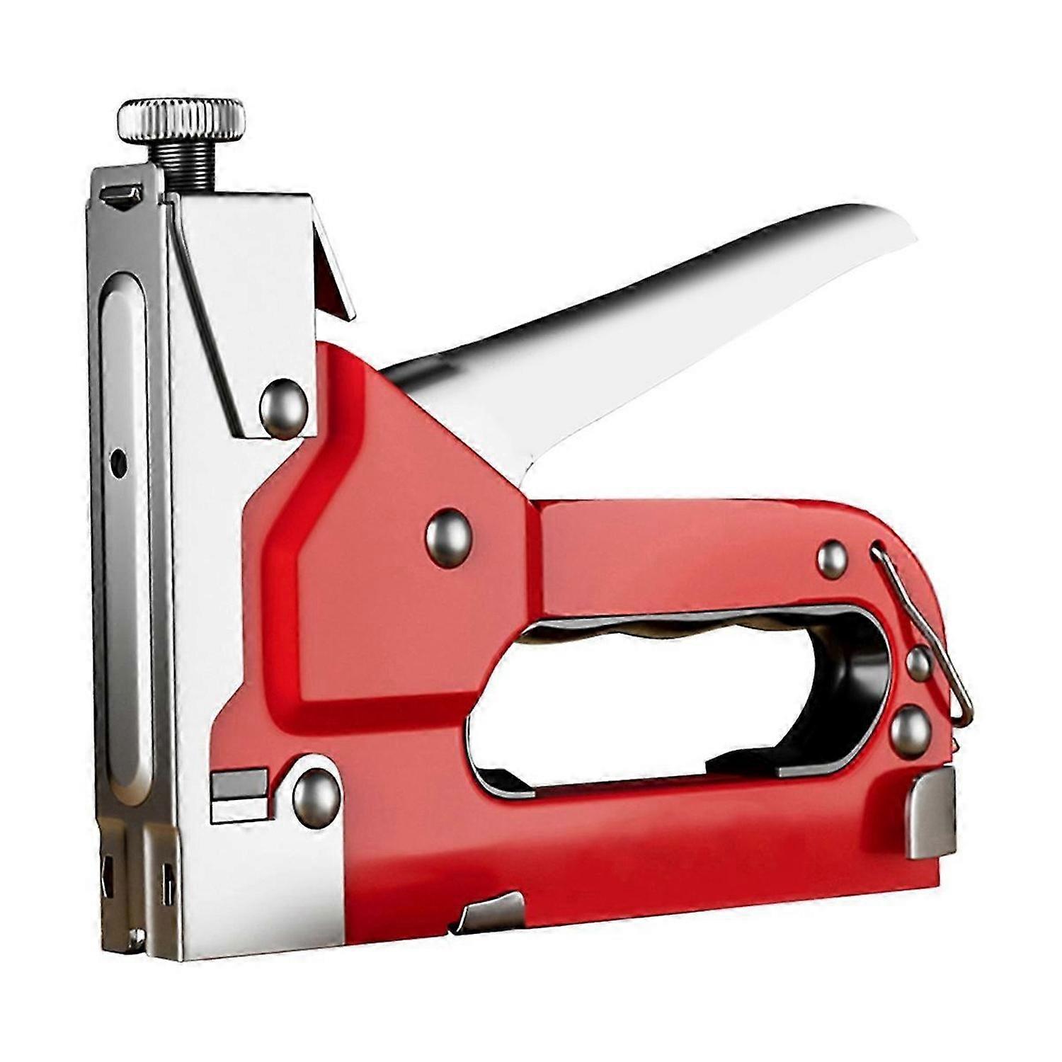 Manual Three-Purpose Nail Stapler T Nail Code Nail U Nail Red