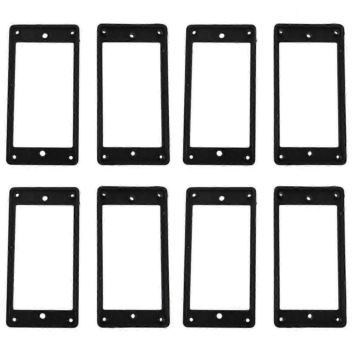2Pcs Flat Humbucker Pickup Mounting Ring Frame for Electric Guitar
