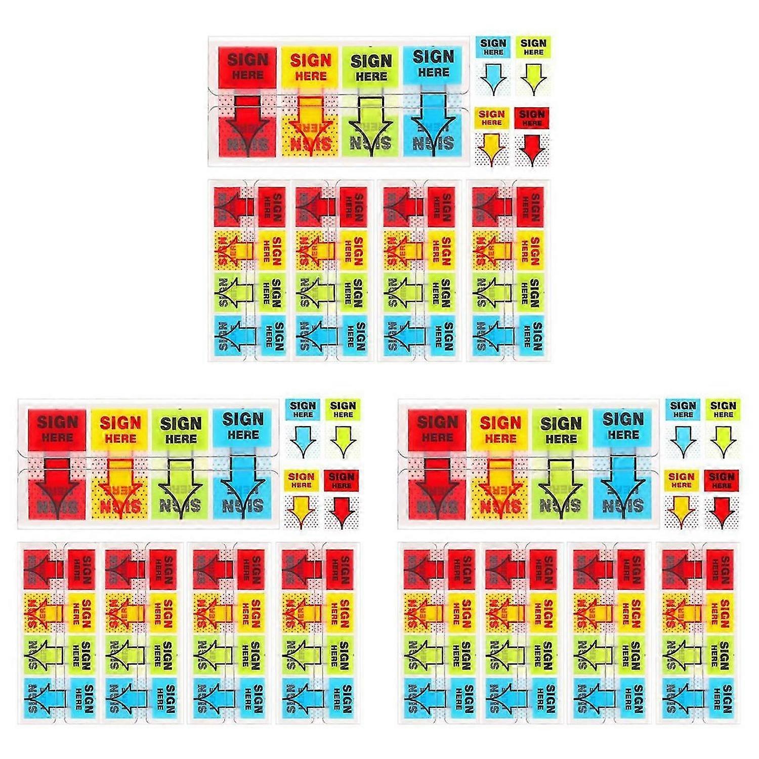 500pcs Sign Here Stickers,Labels Stickers