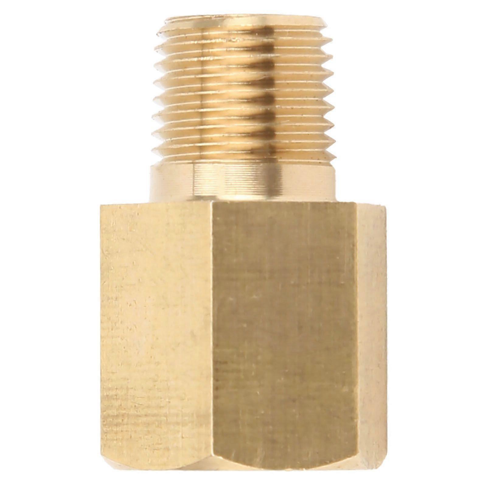 Car 1/8 NPT to 1/8 BSPT Oil Pressure Temp Gauge Adapter Fitting Sender Brass Universal