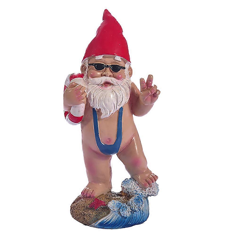 Bikini Dwarf Decor Resin Statue for Decor 1Pcs Garden Craft