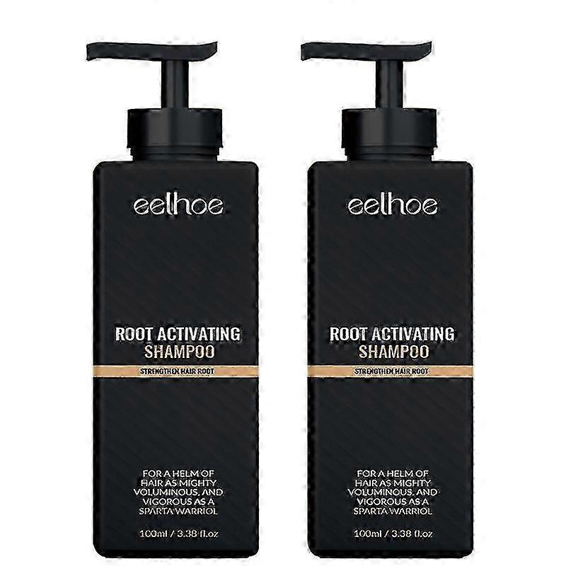 2-Pack Root Activator Shampoo - Ger näring åt hårbotten och minskar håravfall