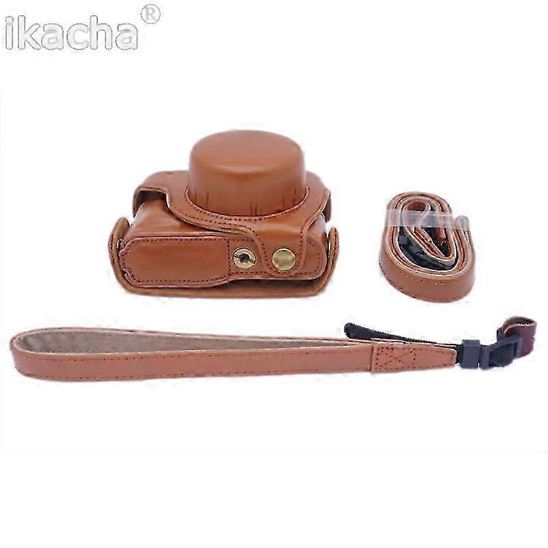 Full Body Precise Fit PU Leather Digital Camera Case Bag Cover for Panasonic Lumix DC-GF10 GF9 GF8 GF7 GX900 GX950 GX850 GX800