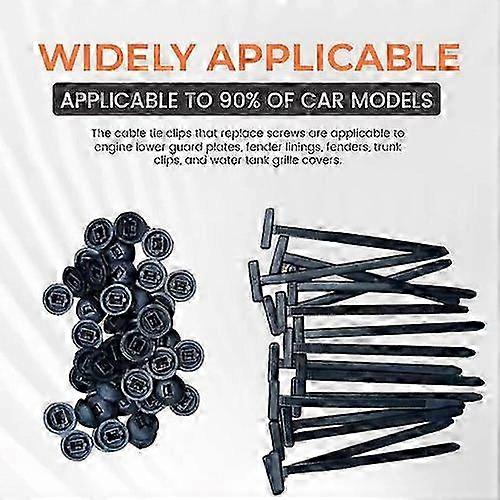 Nylon Universal Cable Tie Buckle,10-100 Pcs Pin And Button Zip Ties Self-locking