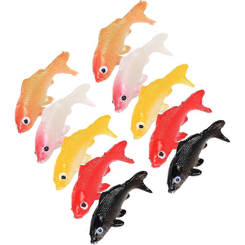 Fake Fish Simulation Fancy Carp for 48Pcs Fish Tank Decorative Use