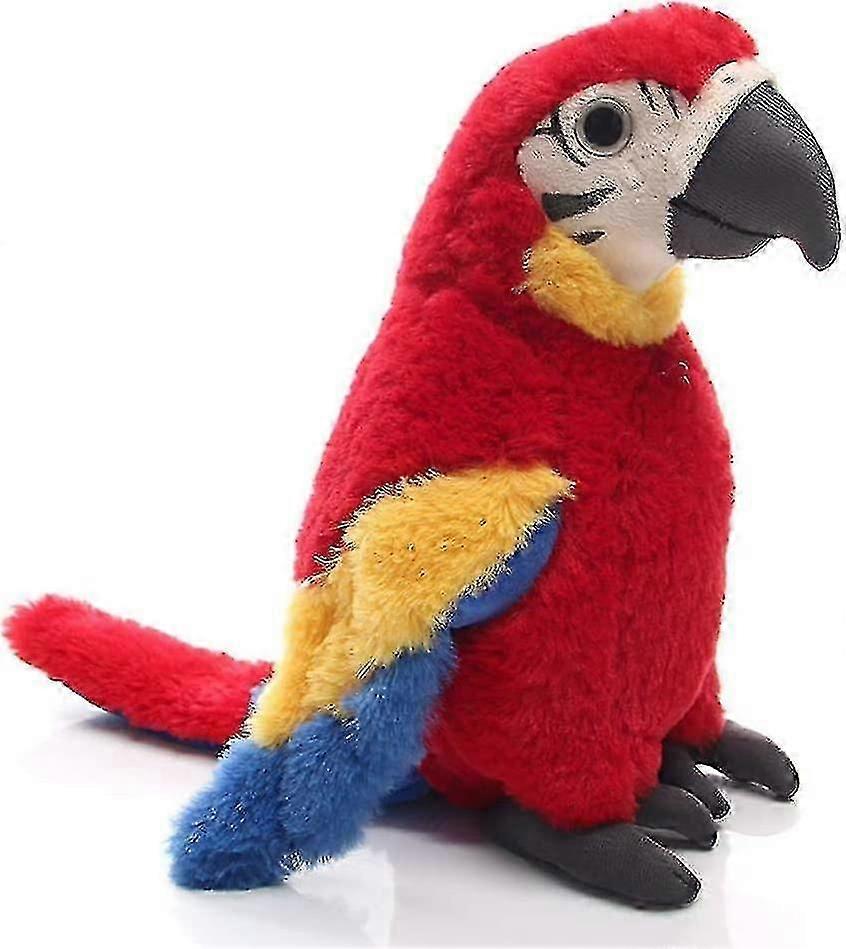 Macaw Plush, Red Bird Plush Animal Plush Doll Gift 30cm