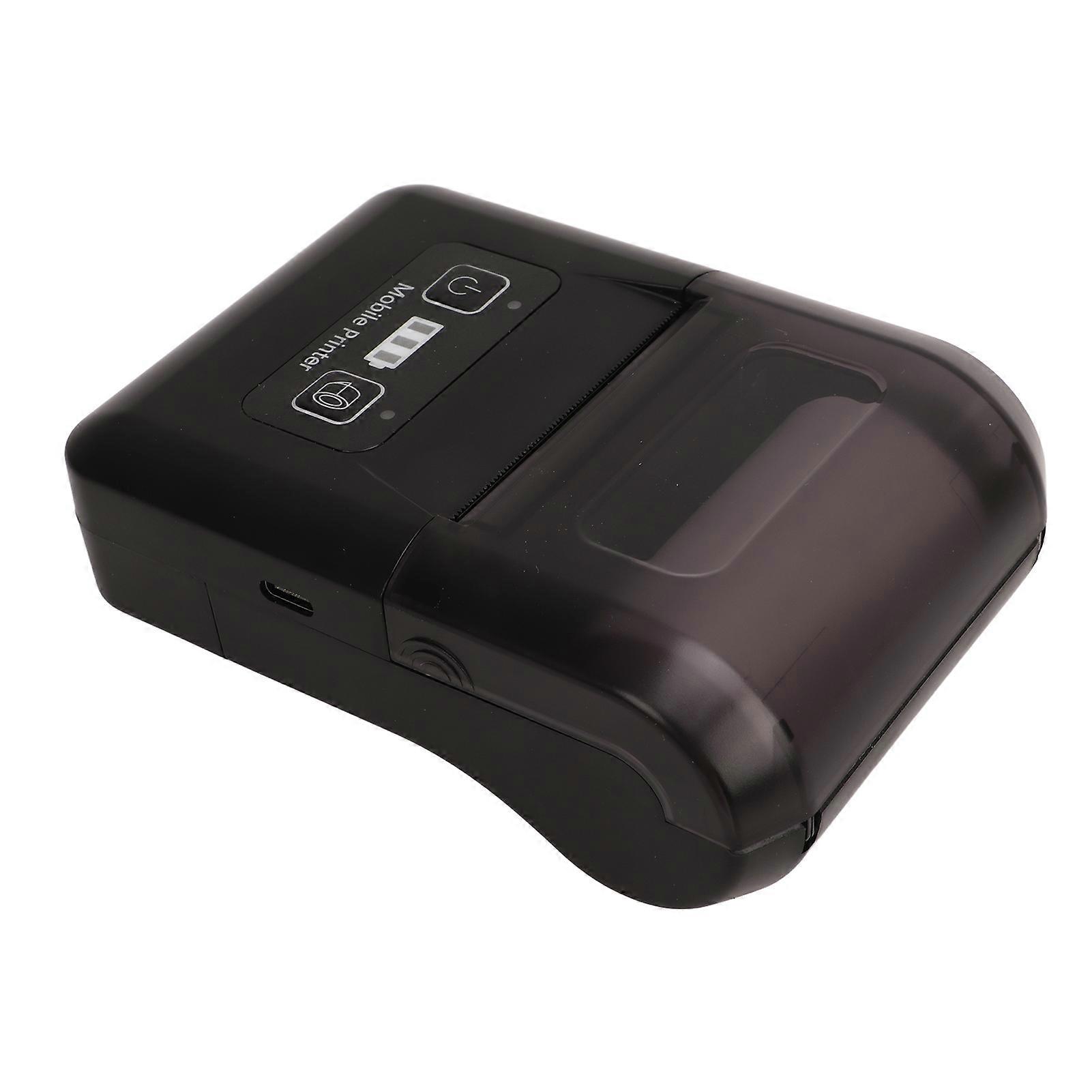 Inkless Mini Wireless Thermal Label Printer 2500mAh Battery 48mm Print