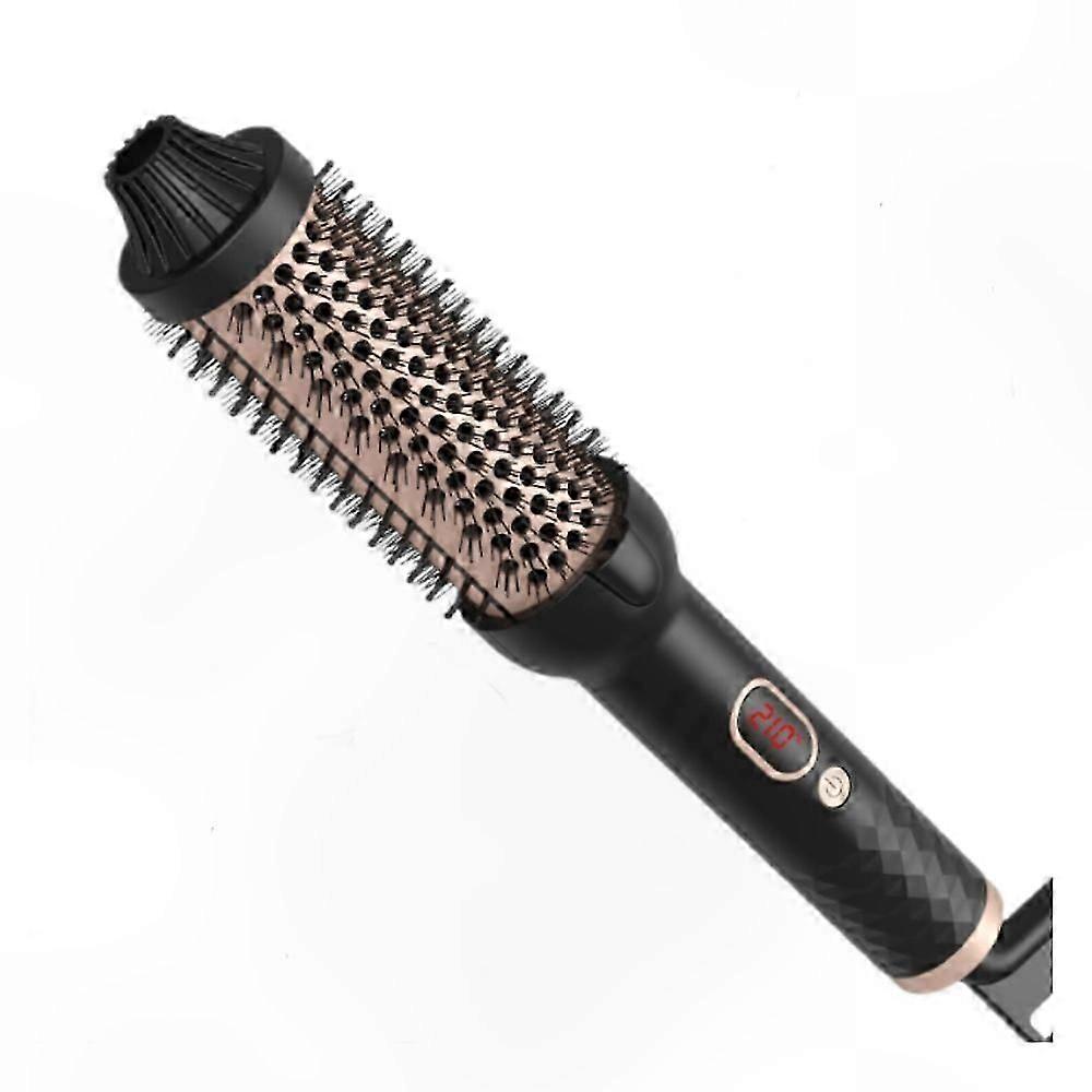 3-in-1 Thermal Brush with Negative Ion Technology and Dual PTC Heaters for Salon-Quality Styling