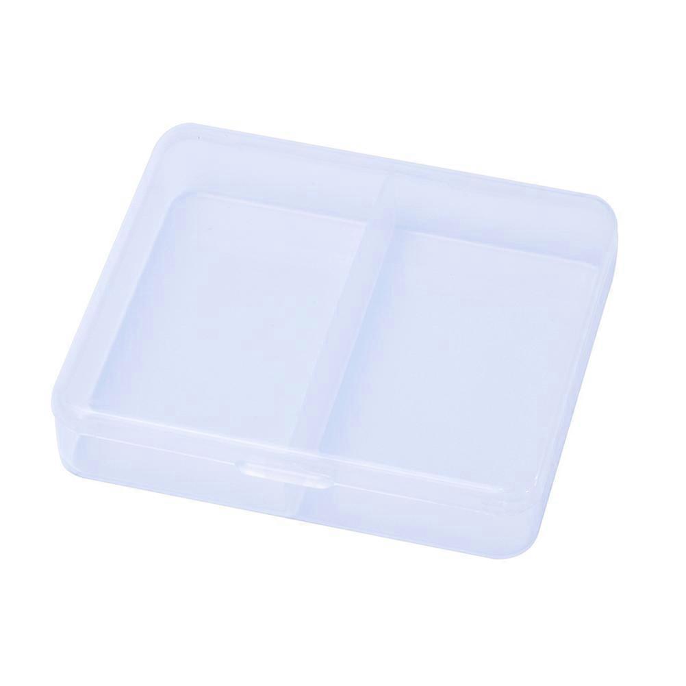 Plastic Storage Box Rectangular for Storage Use 6Pcs Transparent Case