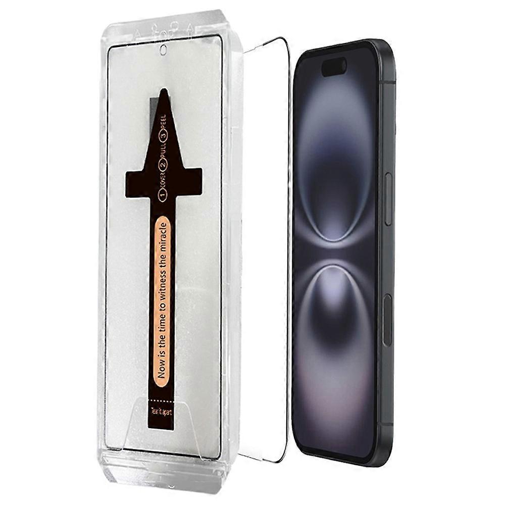 Compatible For iPhone Air Tempered Glass HD Clear Screen Protector with Automatic Dust Removal Tool