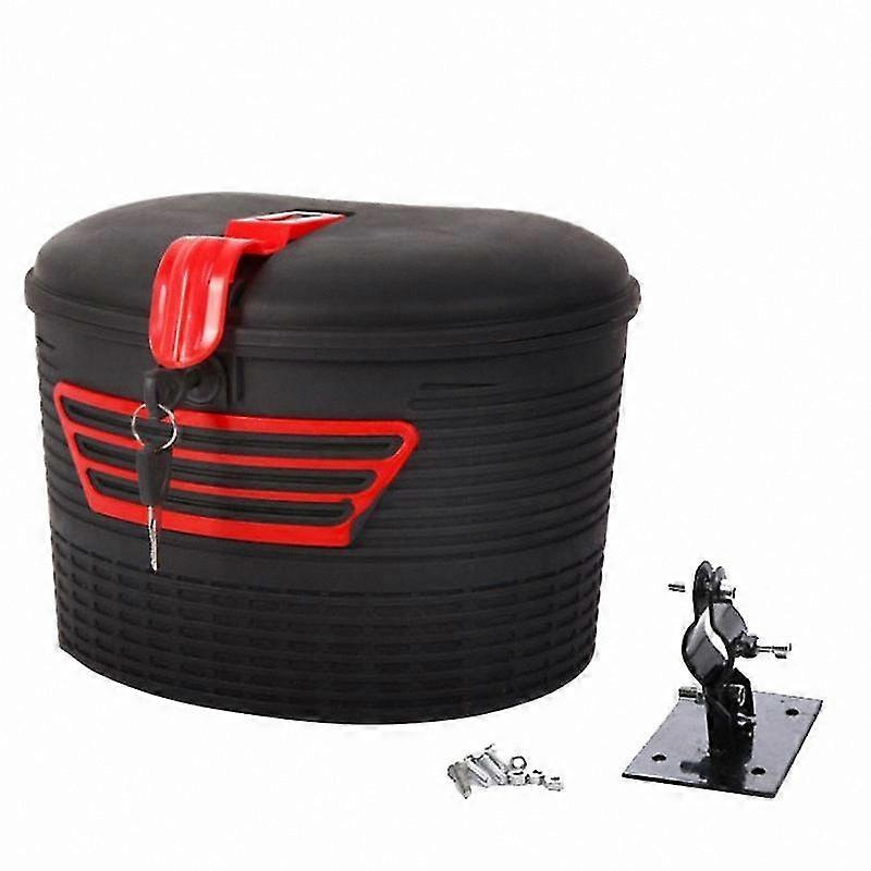 Secure Front Storage Basket with Lock for Foldable E-Scooters and Electric Bikes