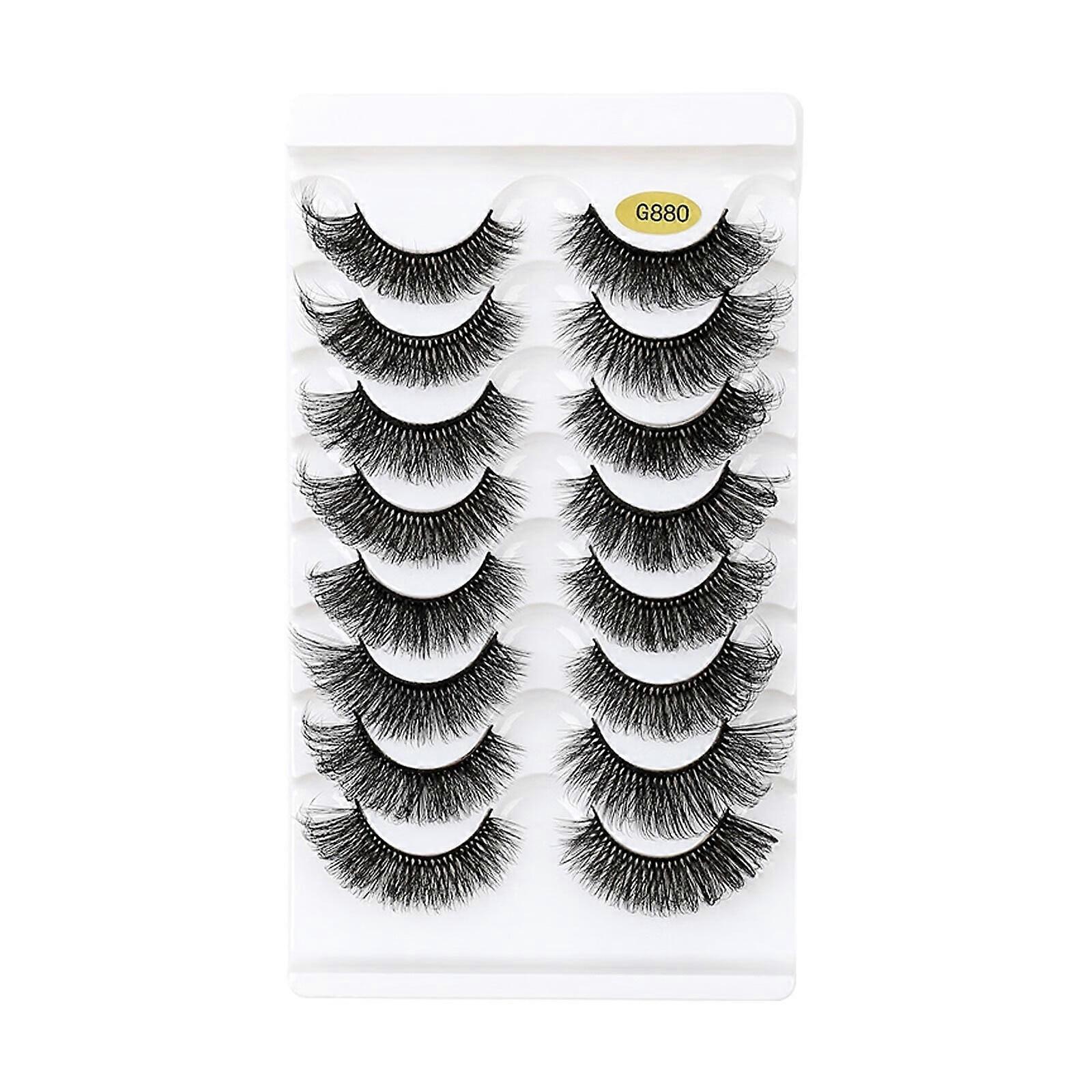 Sehao Eyelashes False Eyelashes Fluffys 8D Lashes Cat-Eye Wispy Lashes 8 Pairs Pack Dramatic Long Thick Volume Eye Lashs Multipacks other