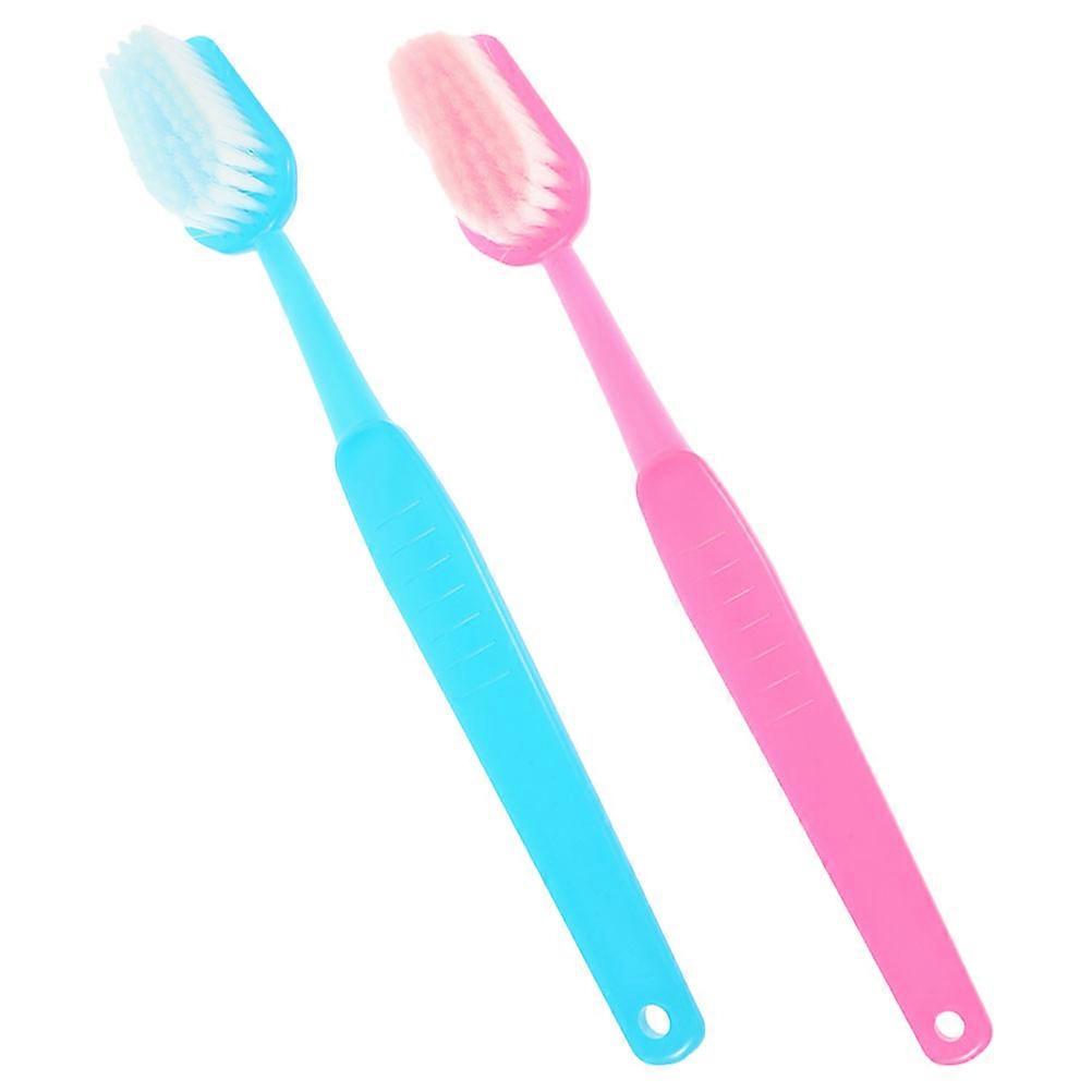 Large Toothbrush Prop for Party Decor 8Pcs Vibrant Color Decorative Set