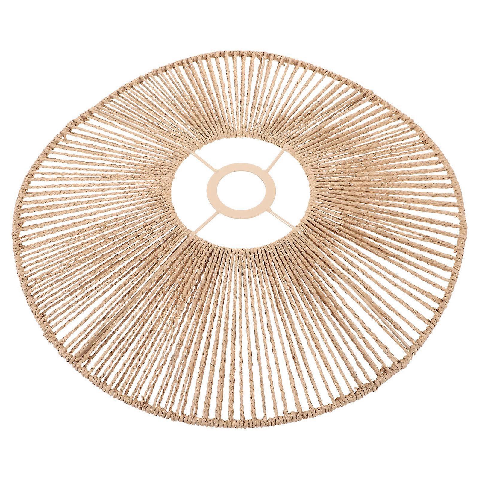 Rattan Lampshade Retro Style Ceiling Light Interior Design 1Pcs