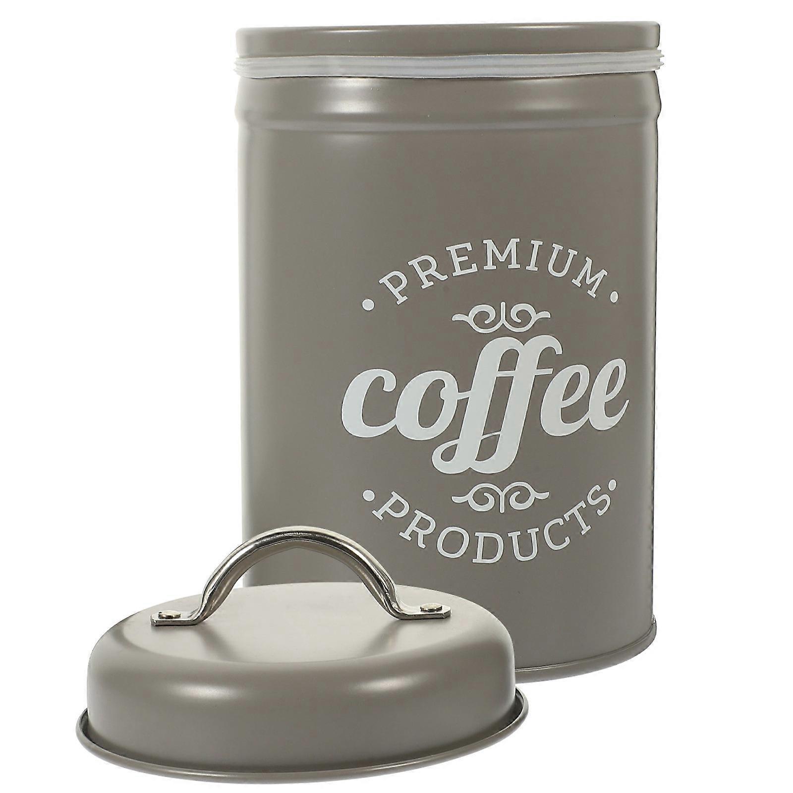 Household Storage Jar With Sealing Function Great For Storing Candies In Modern Grey Color 2Pcs