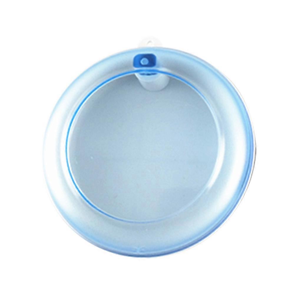 Denture Retainer Portable Rotating Tooth Storage Box for 2Pcs Blue