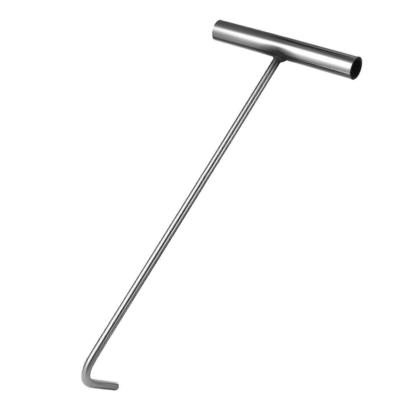T Shaped Hook Manhole Cover Lifting Tool for Home Use 5Pcs