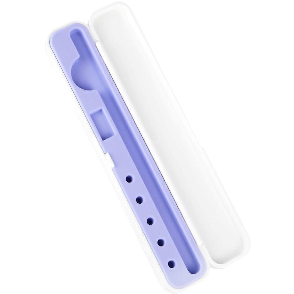 Purple Pencil Case for Storage Use with 3Pcs Capacitive Stylus Adapter