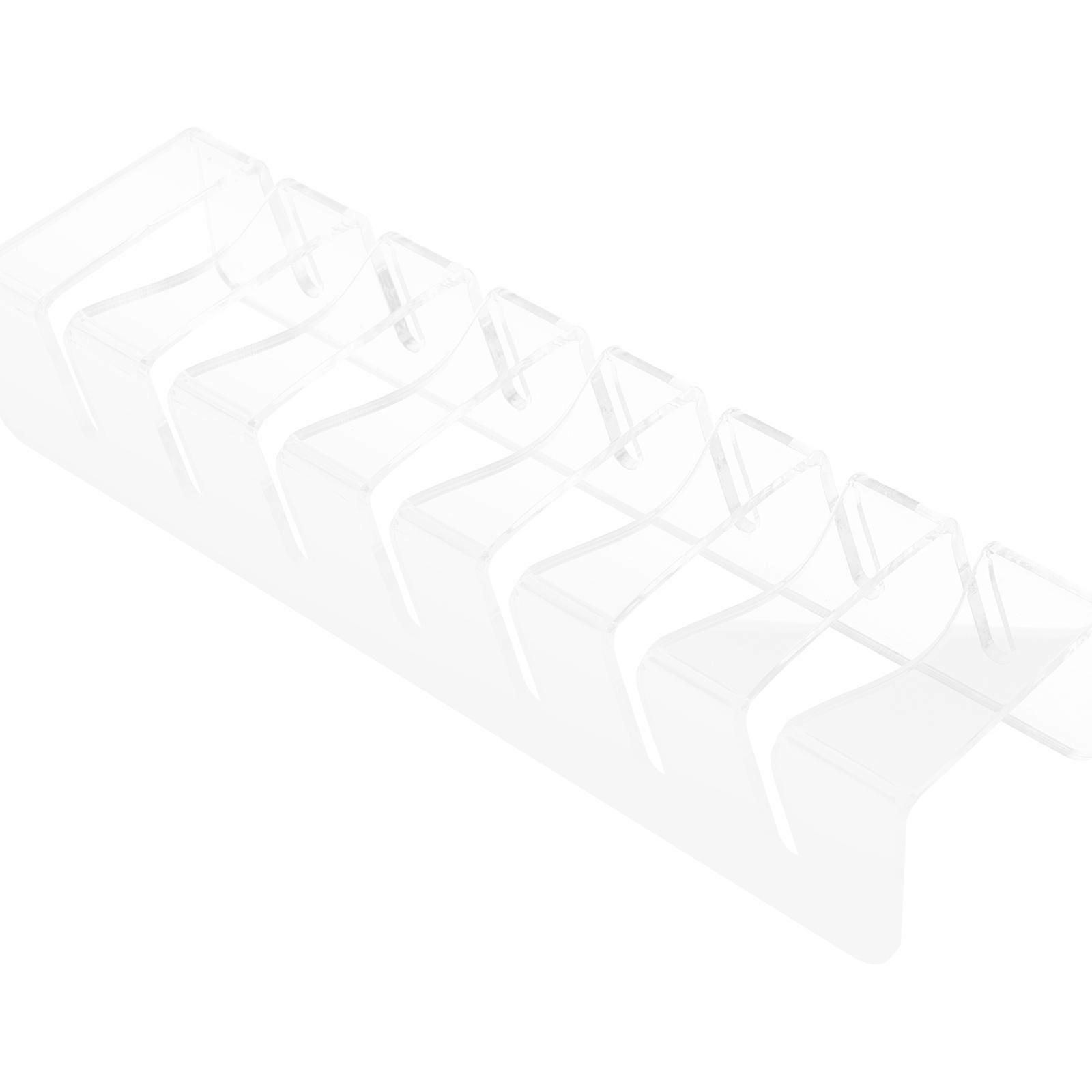 Acrylic Hat Organizer Rack for Display 2Pcs Transparent Desktop Hat Stand