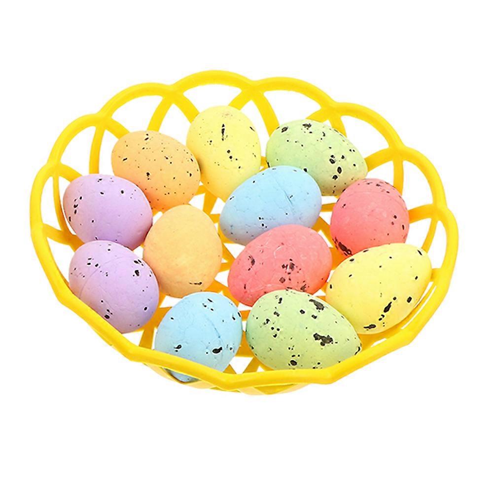 Foam Egg Ornaments Easter Egg Decoration for Decor 3Sets Lightweight