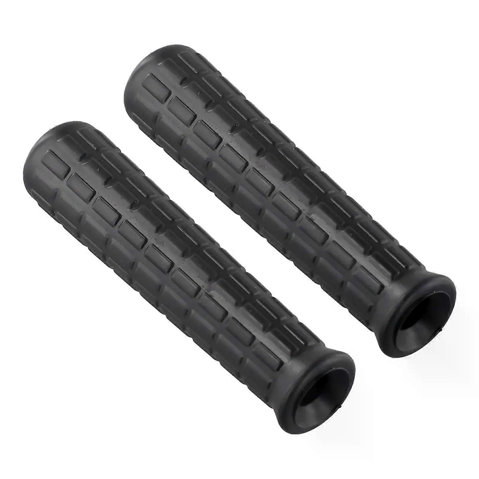 High Quality Rubber Handles Wheelbarrow 2 Piece 2* Weatherproof 2x Barrow Handle Black Grips Handlebar Non Slip