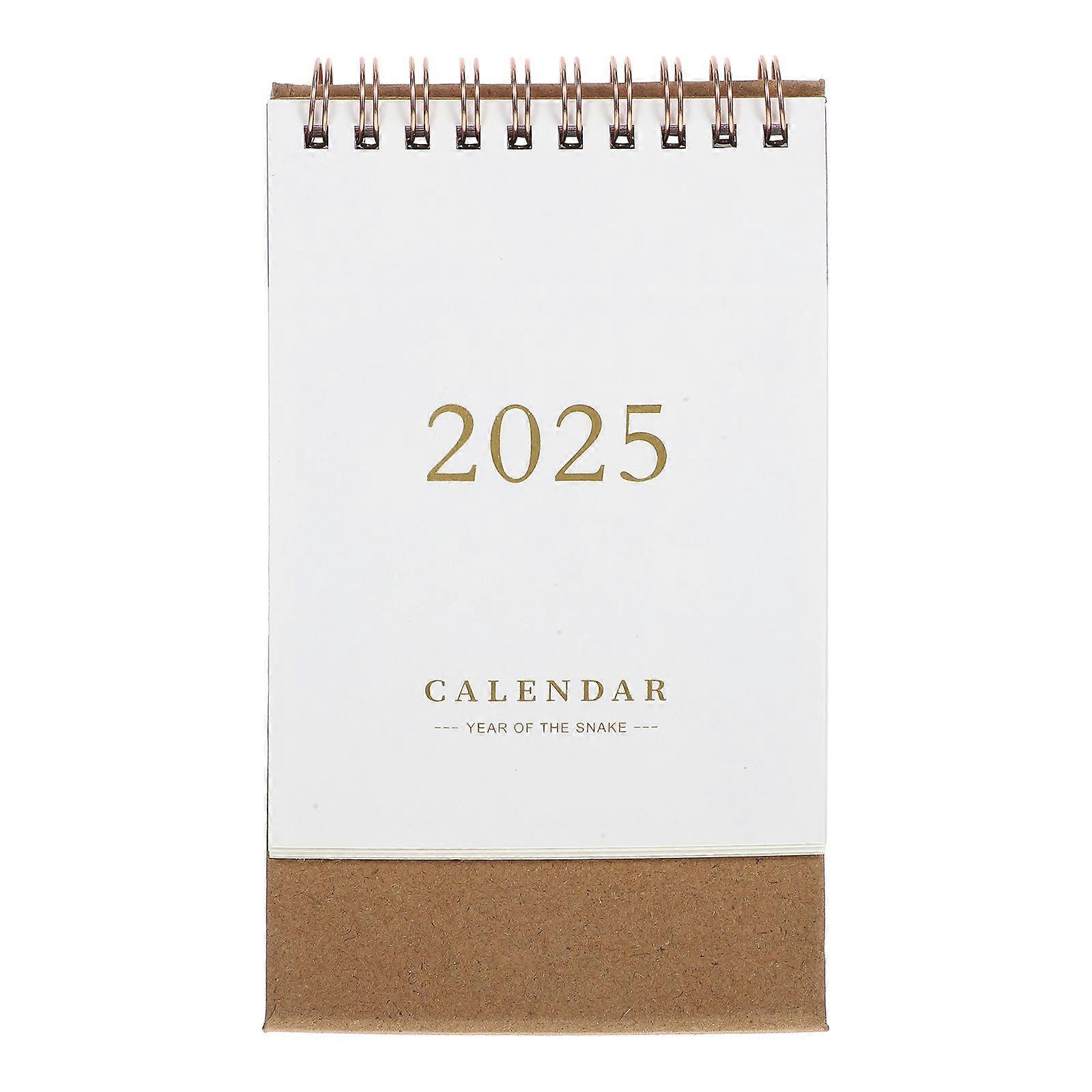 Minimalist Desktop Month Calendar Flipped Calendar For Classroom And Conference Room In Multi Color With Scheduling Function 1Pcs