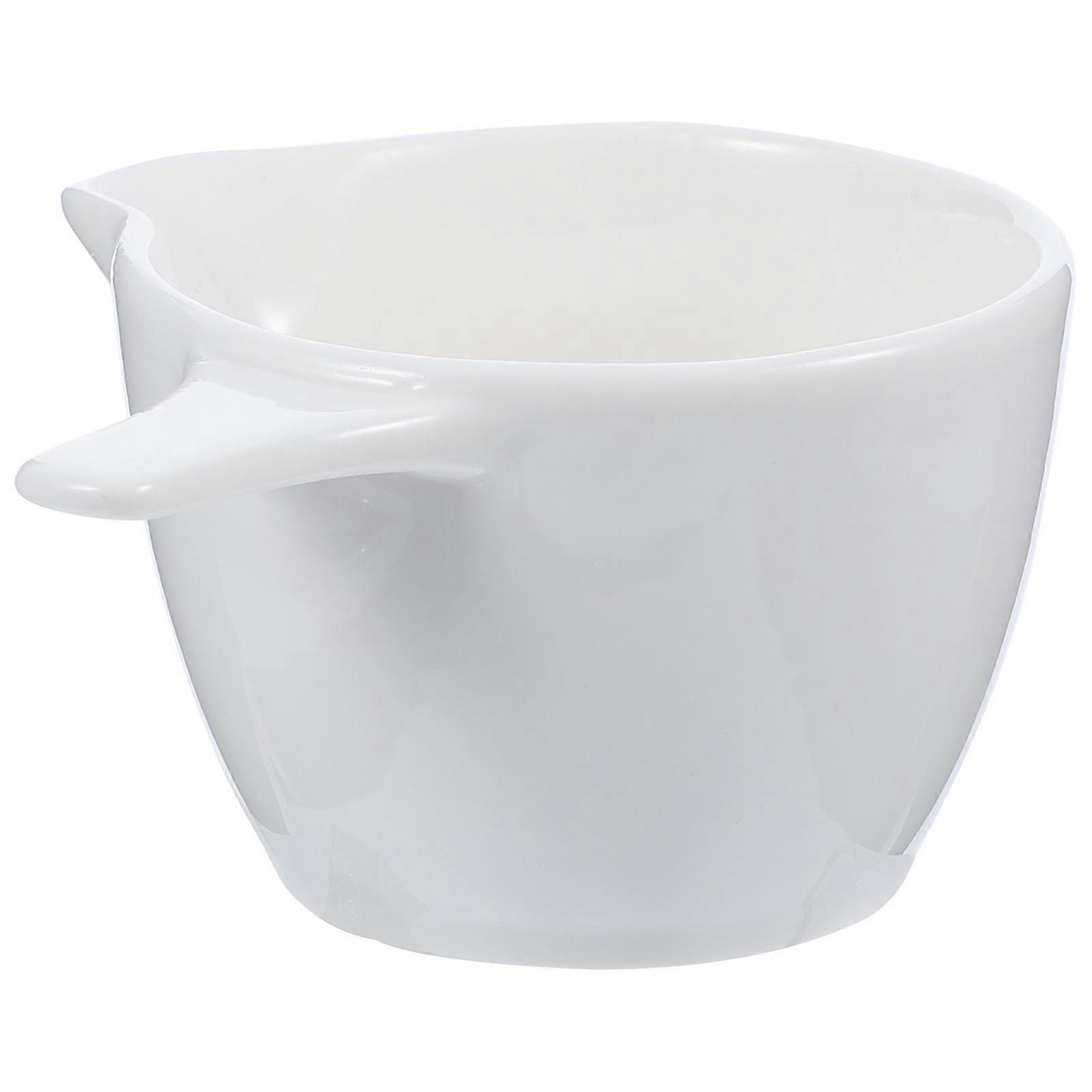Dipping Sauce Container 2Pcs Ceramic Appetizer Plates For Food Stores Casual Dining White Multi-Function