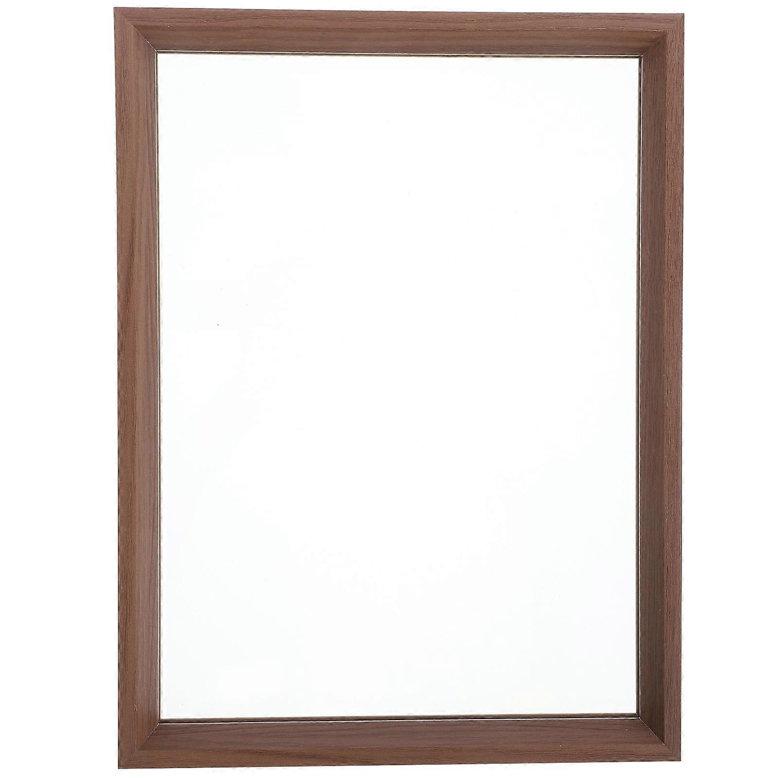 Double-Side Photo Frame Brown Picture Frame for DIY Use 2Pcs