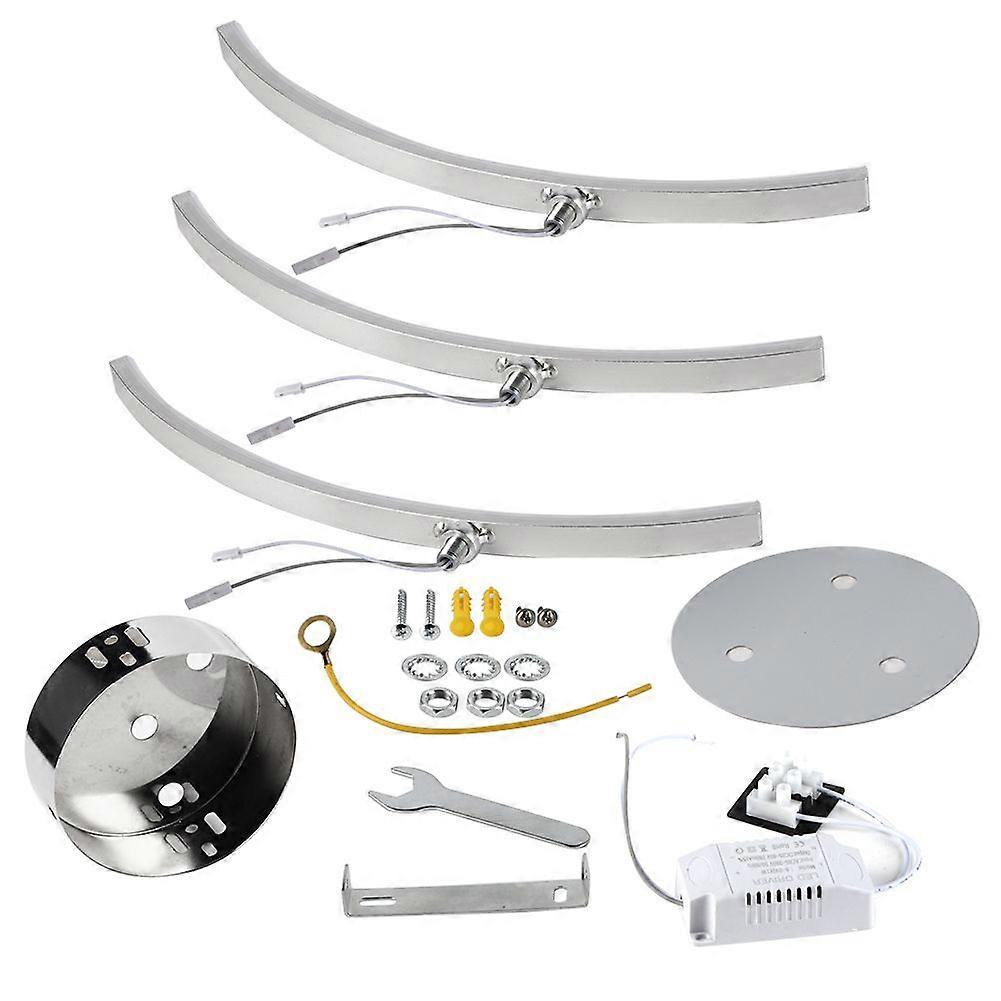 LED Ceiling Light Lamp for Bedroom Balcony 11W Warm White AC85-265V Chromed Color