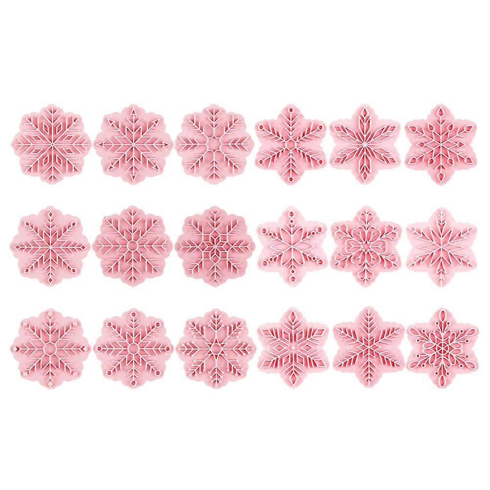 72 Pcs Pink Xmas Cookie Molds Perfect For Christmas Baking DIY Activities Functional 3D Shape For Lovers