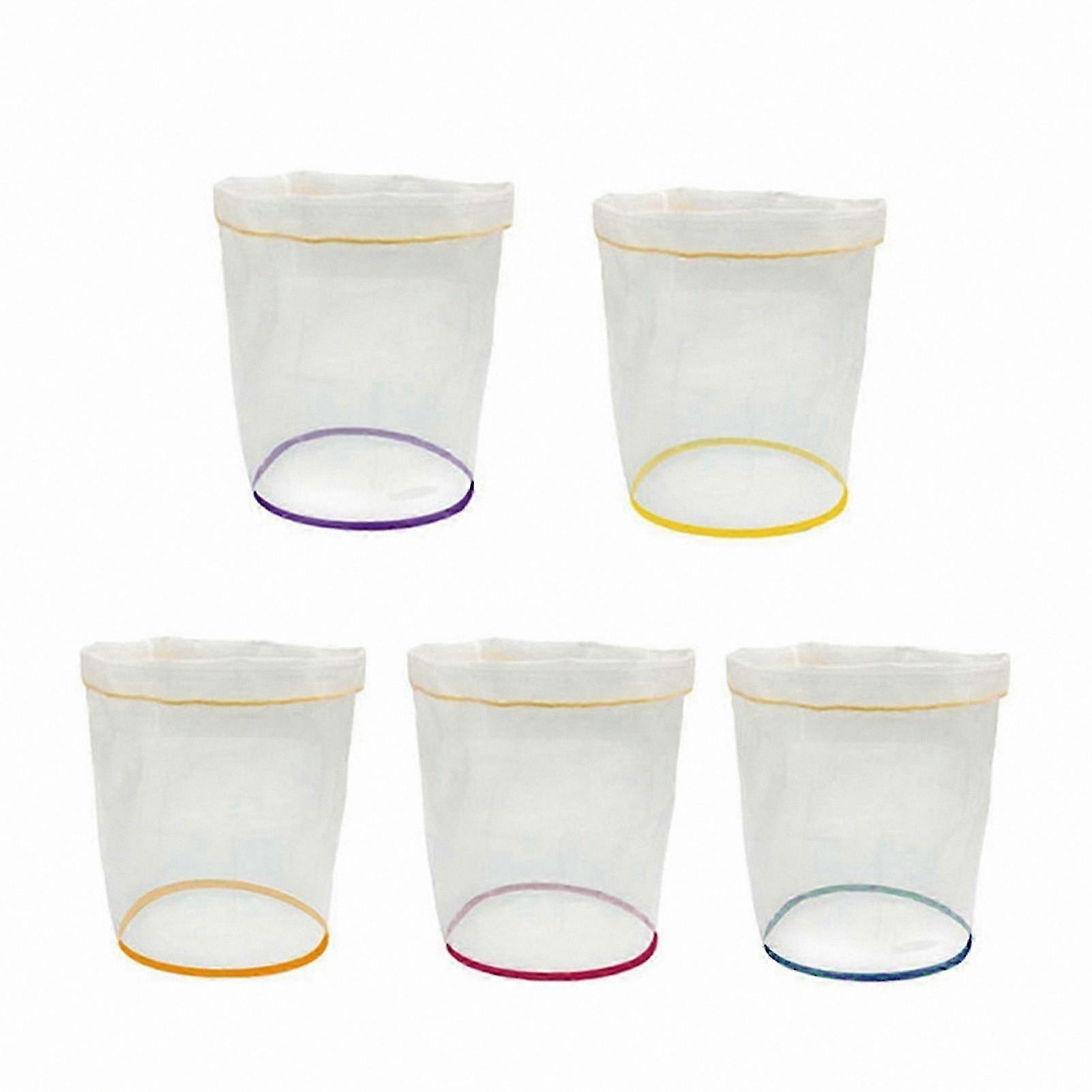 5-Pack 5 Gallon Herbal Extraction Kit with Micron Filter Bags, Drawstring Closure for Ice Essence and Bubble Extraction