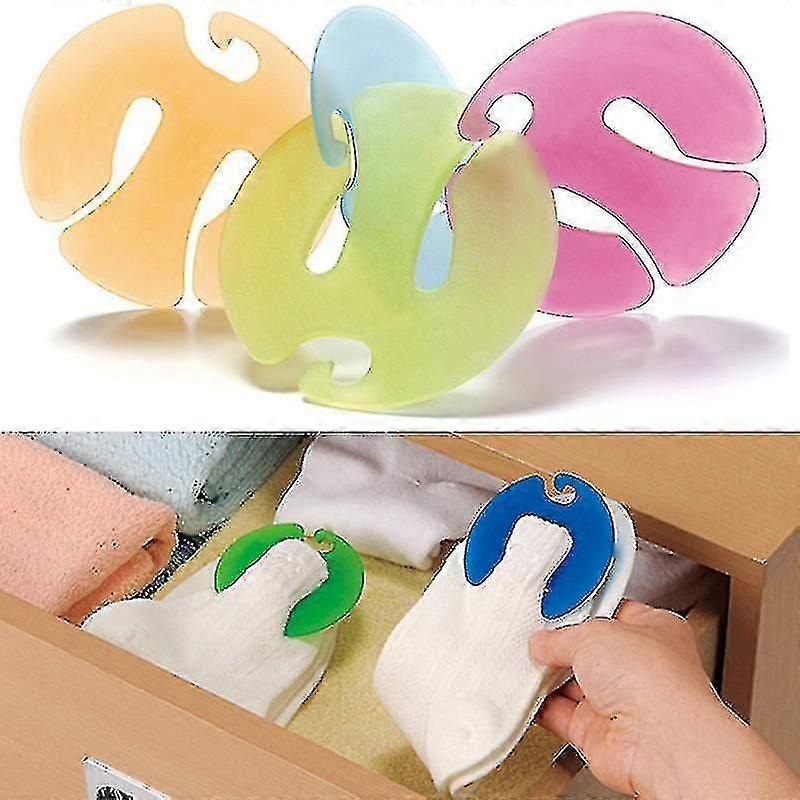 12-pack Sock Clip Sock Organizer Sorter Holder Sock Clip Multifunctional