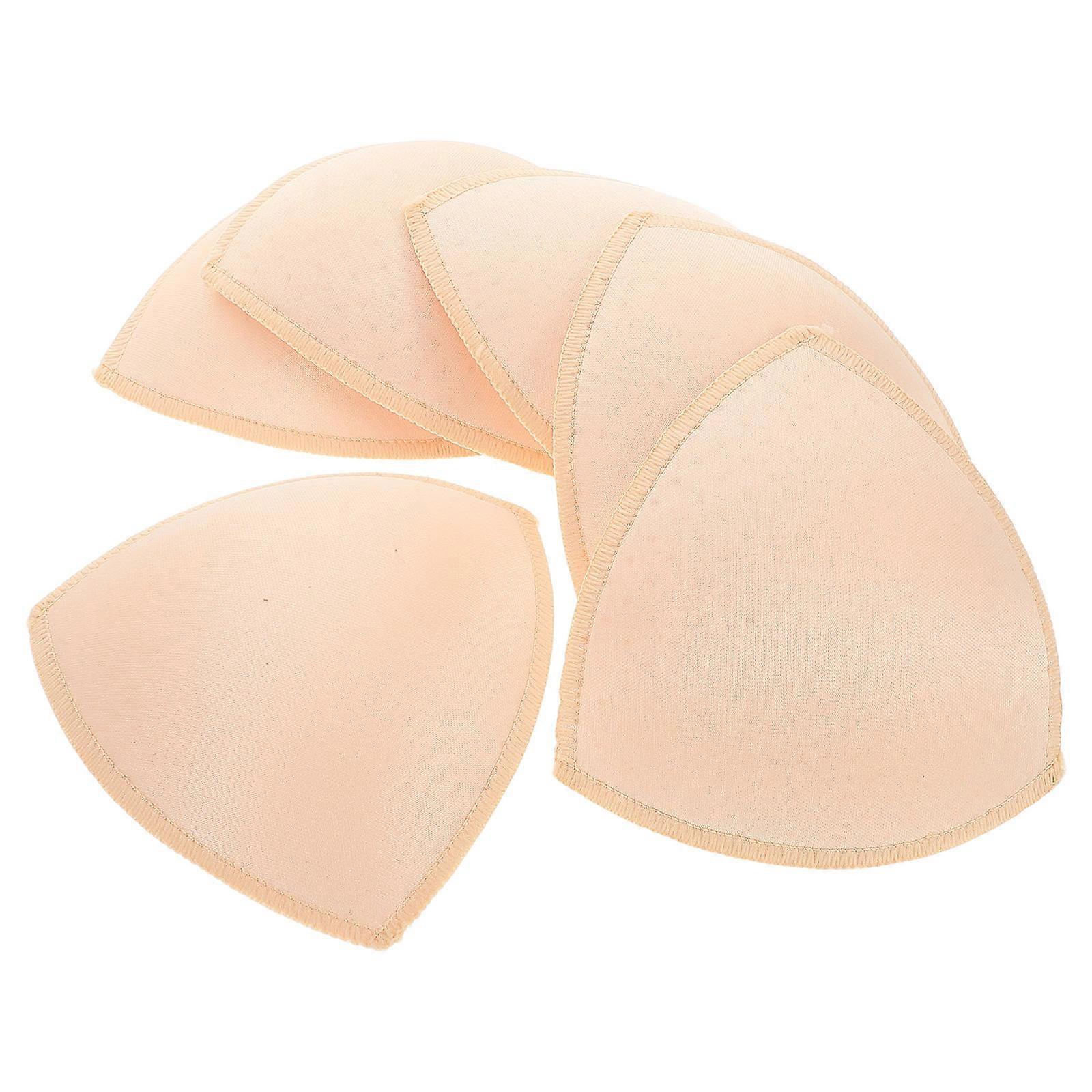 Swimsuit Cups Insert Triangle Bra Edge Locking Sponge Pads Providing Support 6Pairs