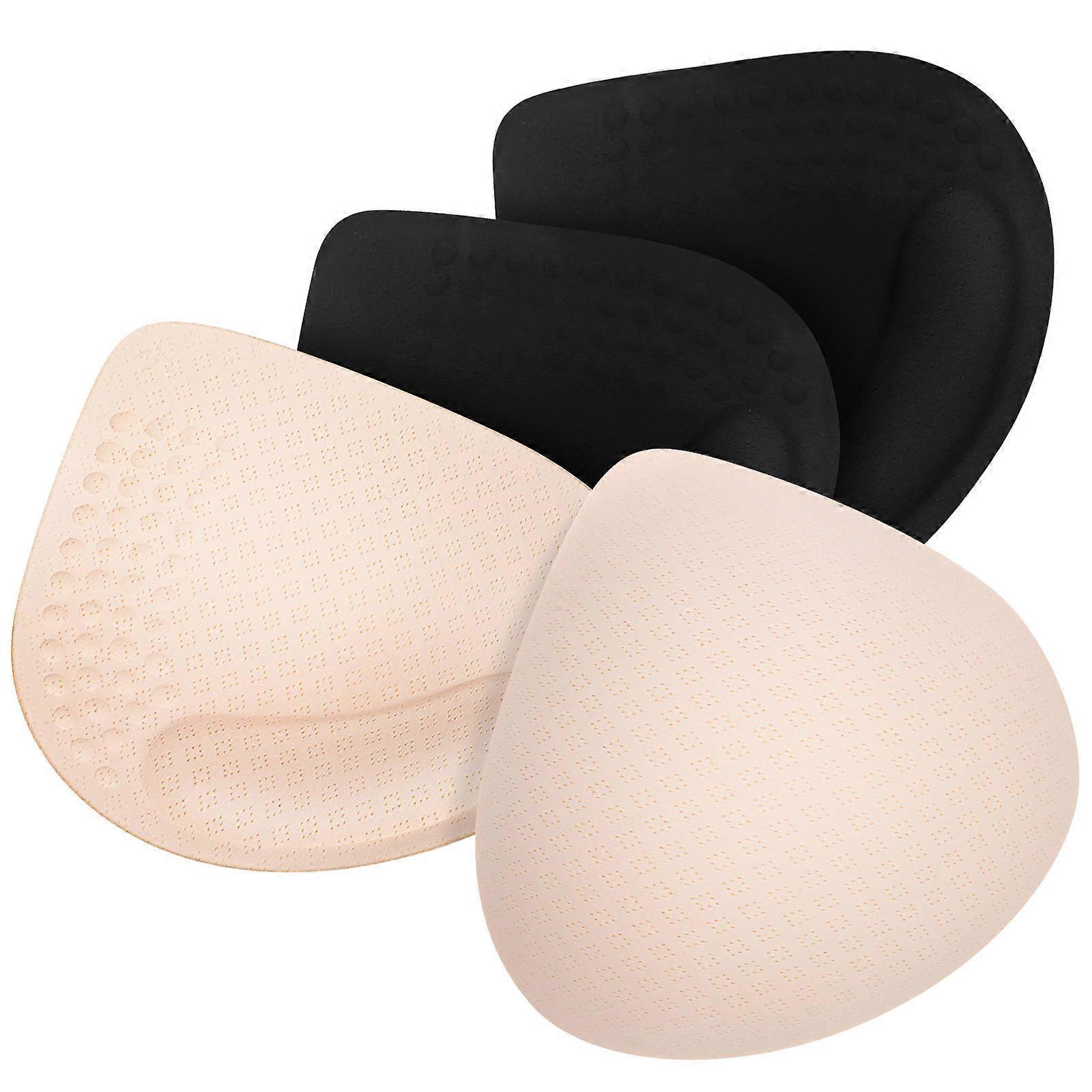 Removable Bra Pads for Women Soft Latex Bra Insert Pads 2Pairs